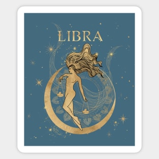 Libra zodiac sign Sticker